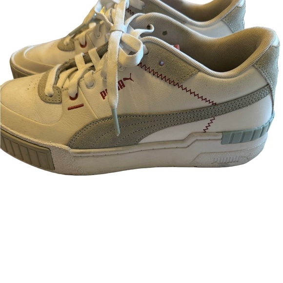 Puma Cali wedge Women’s  Leather sneakers Size 11 - Picture 3 of 8